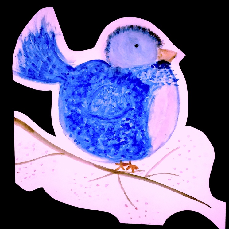 Birdy- aquarelle